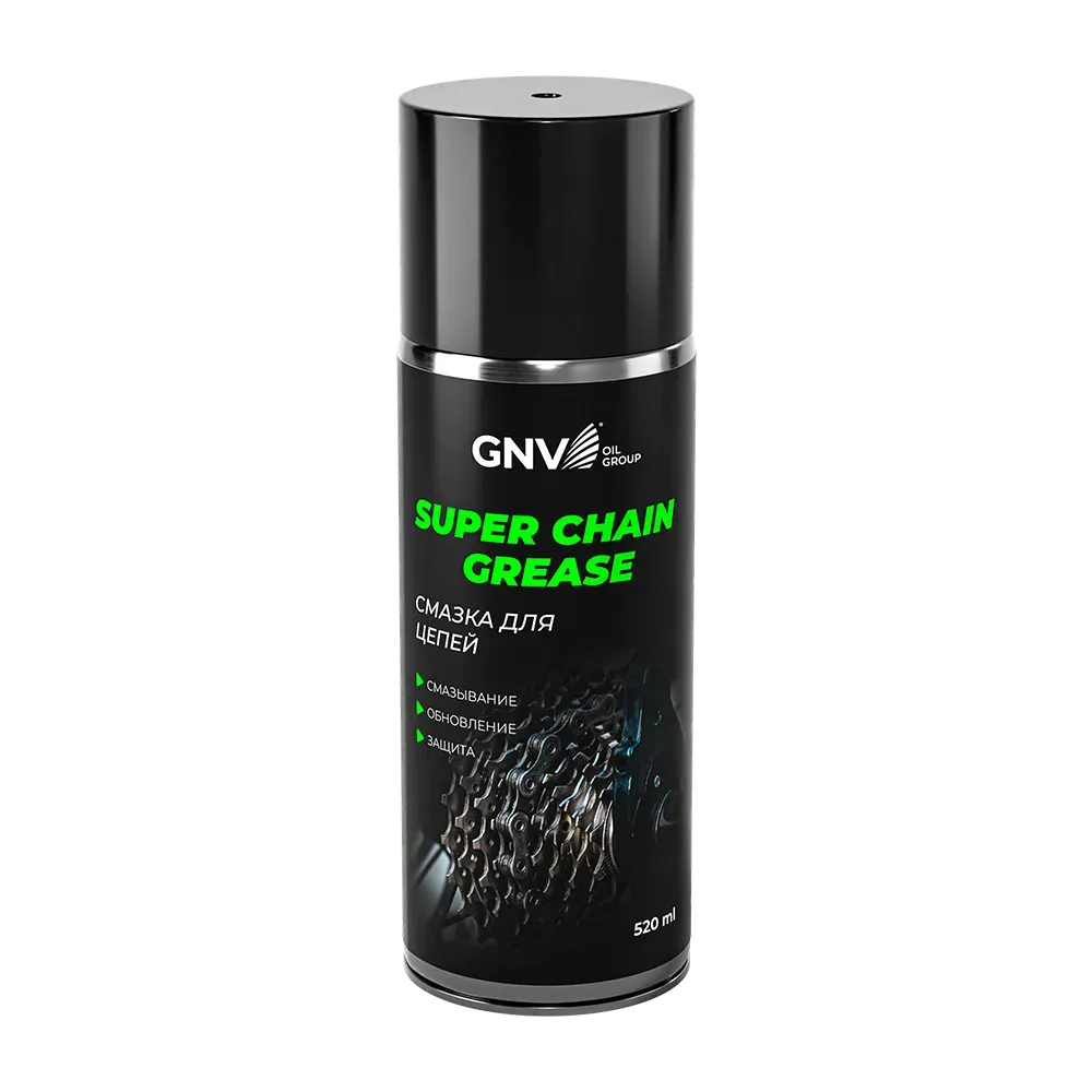Super Chain Grease Водостойкая смазка для цепей (аэрозоль) 0,52 л